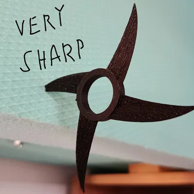 Phi tiêu Ninja (Ninja Knife) - Mô hình in 3D sắc nét cực chất