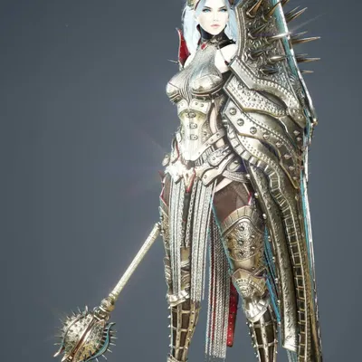 Mô hình 3D Nova từ Black Desert Online - Thiết kế sắc nét