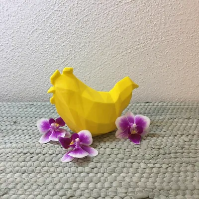 Mô hình gà Low Poly trang trí Lễ Phục Sinh 2026