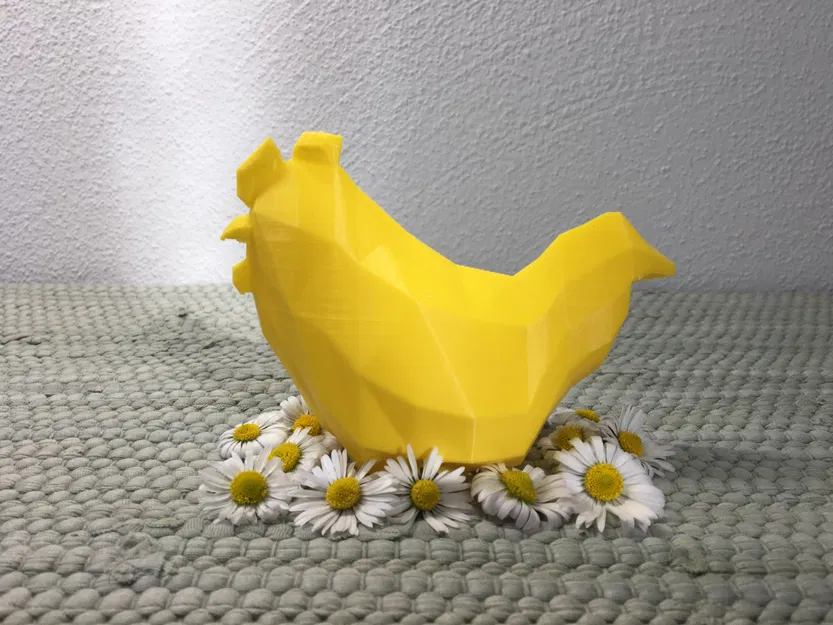 Mô hình gà Low Poly trang trí Lễ Phục Sinh 2026 - Image 2