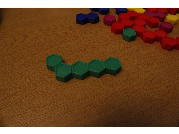 Mô hình Hex Puzzle - Bộ xếp hình lục giác đầy màu sắc - Image 2