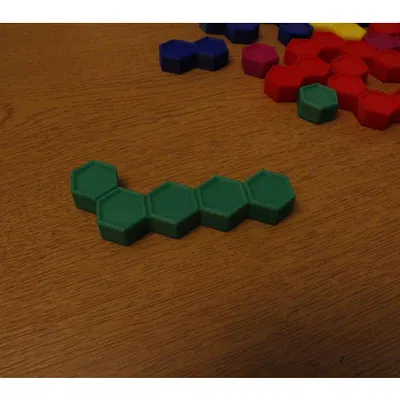 Mô hình Hex Puzzle - Bộ xếp hình lục giác đầy màu sắc