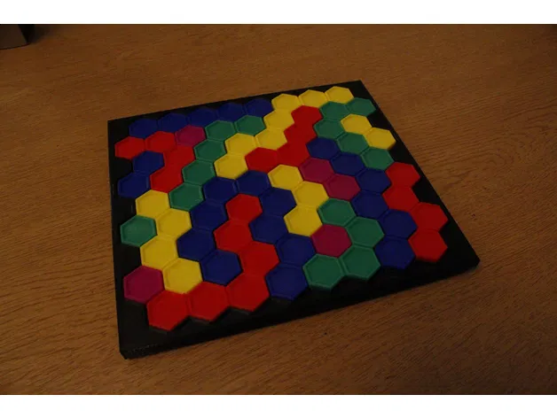 Mô hình Hex Puzzle - Bộ xếp hình lục giác đầy màu sắc - Image 5