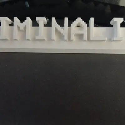 Mô hình logo game LIMINALITY trang trí bàn làm việc ấn tượng