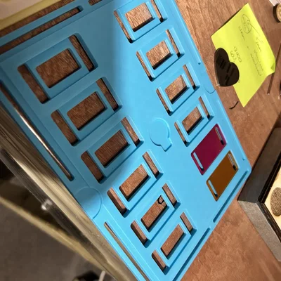 Khuôn gá khắc Laser cho Belt Tag (Jig)