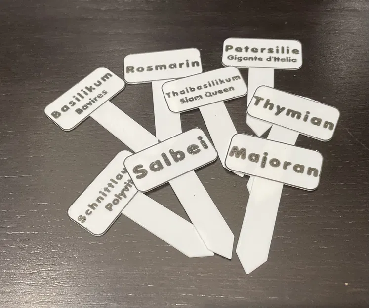 Thẻ cắm chậu cây (Pflanzenschilder) - Image 1