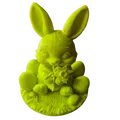 Mô hình chú thỏ Phục sinh xinh xắn in 3D decor trang trí - Thumbnail 3