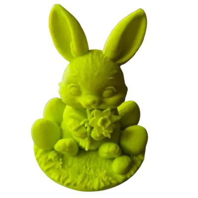 Mô hình chú thỏ Phục sinh xinh xắn in 3D decor trang trí