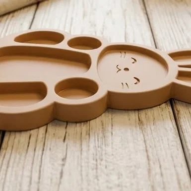 Khay đựng bánh kẹo hình chú thỏ - Phụ kiện trang trí 3D độc đáo