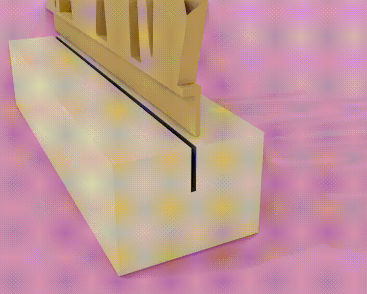 Mô hình trang trí cửa sổ hình hoa 3D tinh tế và dễ thương - Thumbnail 12