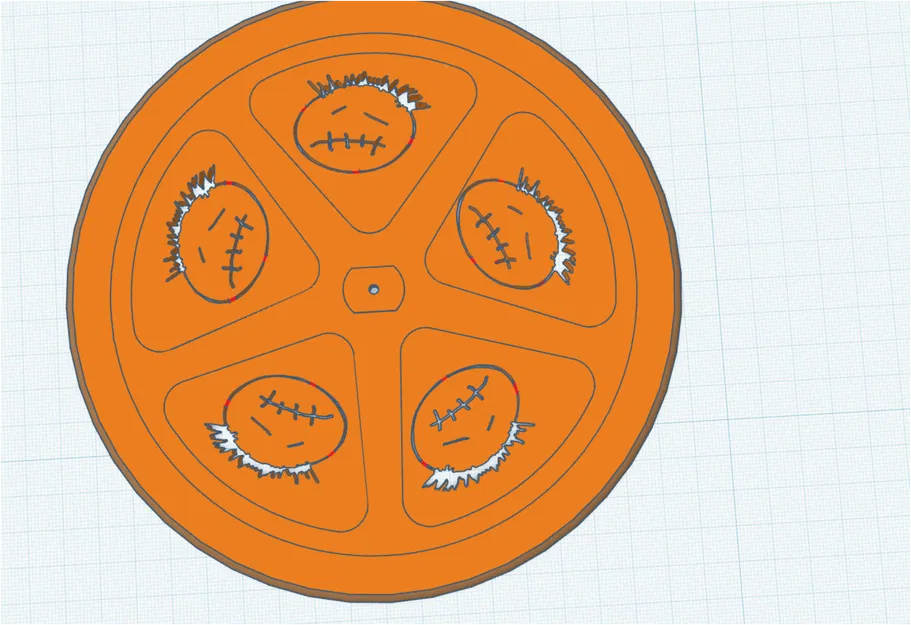 Mô hình bánh xe trang trí thiết kế độc đáo cho in 3D - Image 1