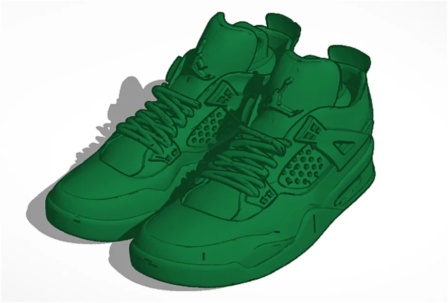 Mô hình giày sneaker Jordan quét 3D sắc nét cho tín đồ sưu tầm - Image 1