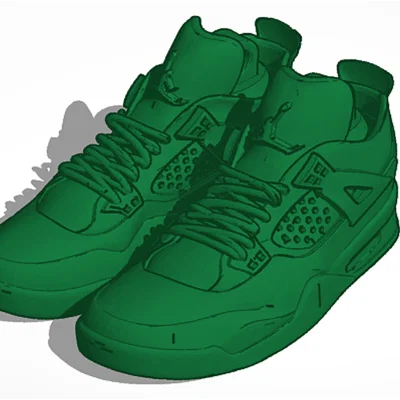 Mô hình giày sneaker Jordan quét 3D sắc nét cho tín đồ sưu tầm