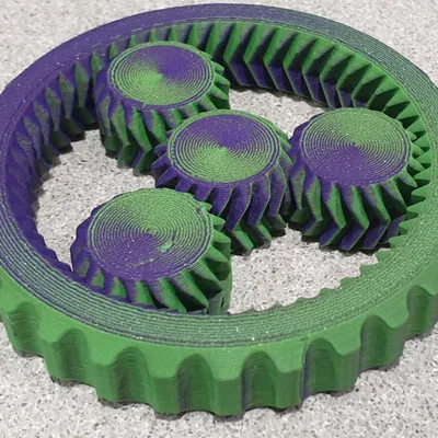 Gear Spinner - Đồ chơi bánh răng xoay 3D độc đáo và vui nhộn