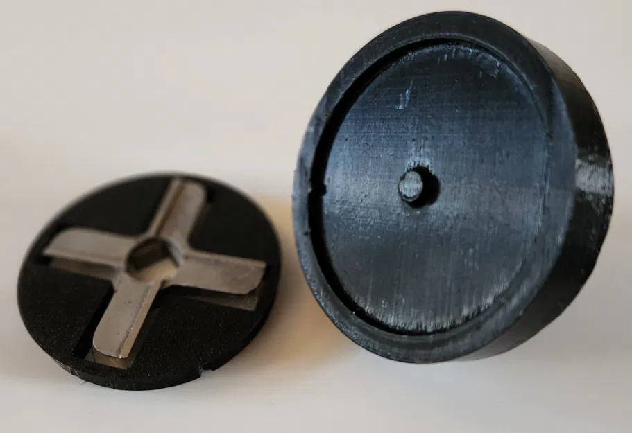 Tay cầm mài mặt sàng và lưỡi dao máy xay thịt cỡ #8 - Image 2