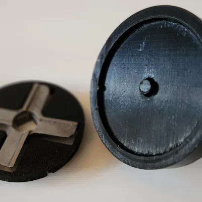 Tay cầm mài mặt sàng và lưỡi dao máy xay thịt cỡ #8