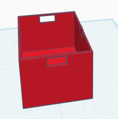 Hộp đựng đồ đa năng in 3D tối giản - Thiết kế có tay cầm tiện lợi - Image 1