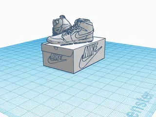 Mô hình hộp giày Nike 3D trang trí bàn làm việc độc đáo - Image 3