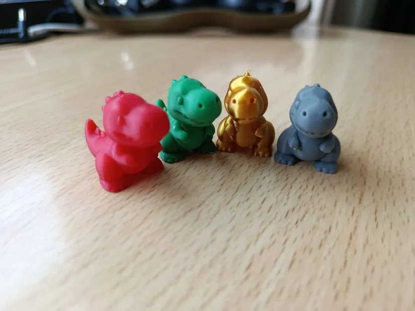 Mô hình T-Rex tí hon in 3D siêu dễ thương cho bàn làm việc - Image 1