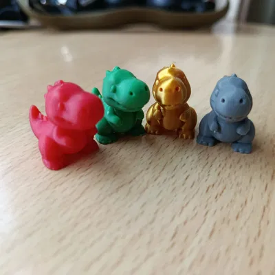 Mô hình T-Rex tí hon in 3D siêu dễ thương cho bàn làm việc