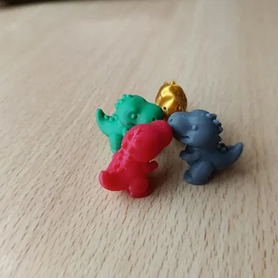 Mô hình T-Rex tí hon in 3D siêu dễ thương cho bàn làm việc