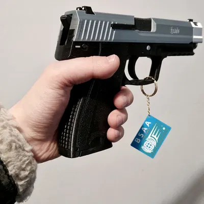 Móc khóa huy hiệu BSAA từ Resident Evil - File in 3D chi tiết