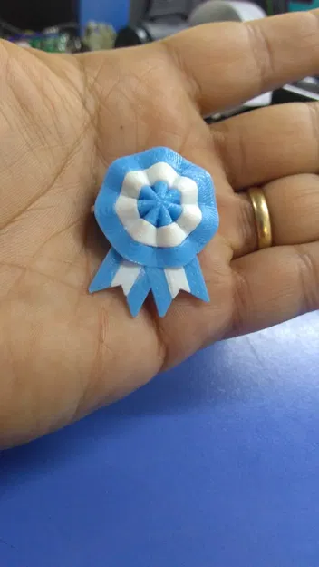 Mẫu in 3D huy hiệu Escarapela Argentina đẹp mắt - Image 1