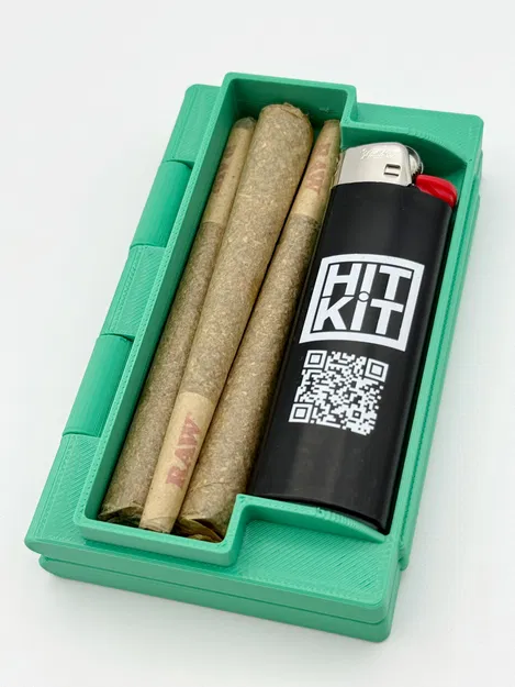 Tokédex - Hộp đựng thuốc lá/joint và bật lửa dạng vỏ sò - Image 2