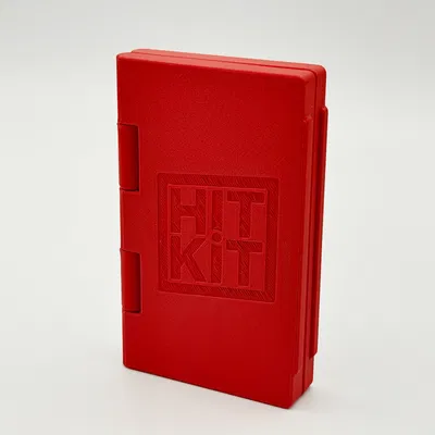 Tokédex - Hộp đựng thuốc lá/joint và bật lửa dạng vỏ sò