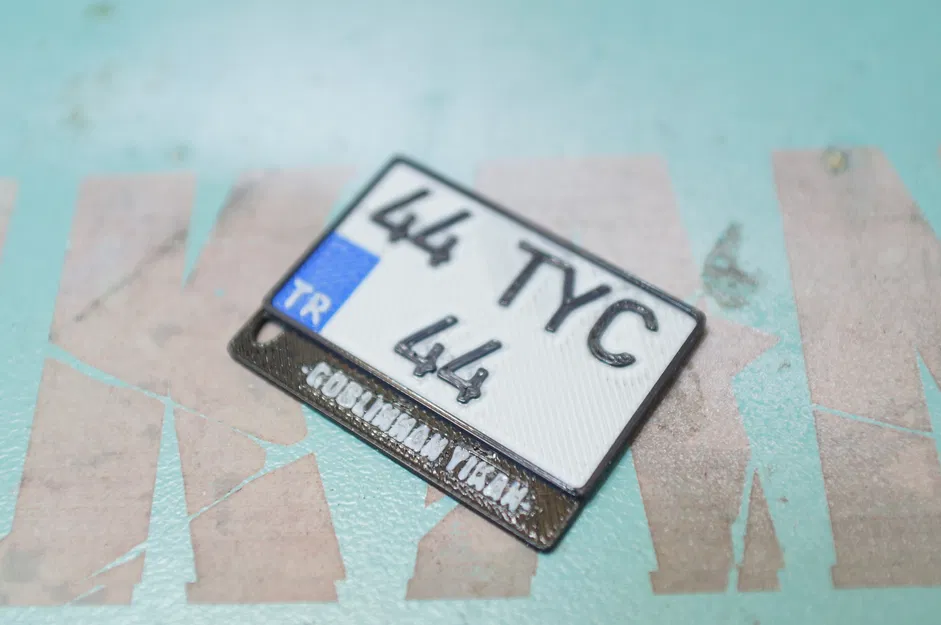 Móc khóa biển số xe máy TR - Image 1