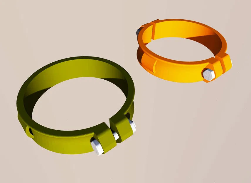 Kẹp ống nước đơn giản (Simple water pipe clamps) - Image 1