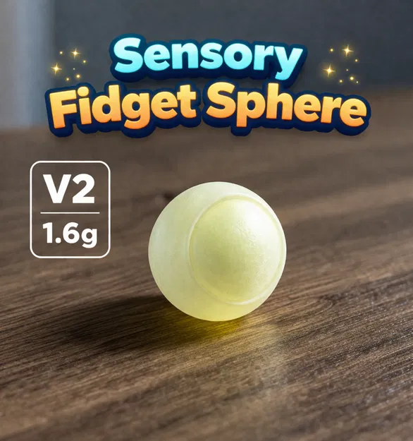 Mô hình Sensory Fidget Sphere V2 - Đồ chơi giảm stress in 3D cực dễ - Image 1