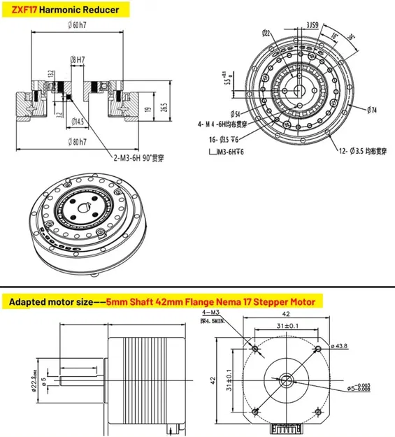 Ngàm Strainwave (Harmonic Drive) cho OnstepX - Nguyên mẫu hoạt động - Image 12