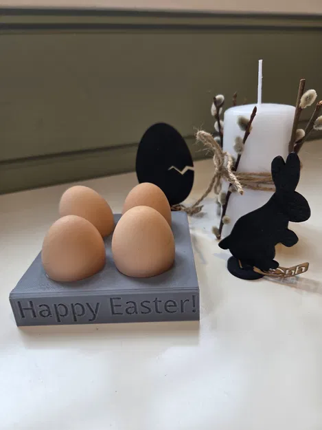 Khay Đựng Trứng Phục Sinh (Easter Egg Holder) Đẹp, Dễ In - Image 1