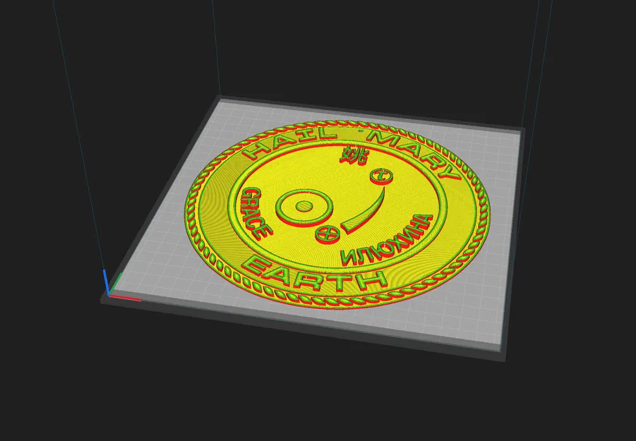 Mô hình huy hiệu Project Hail Mary - Trang trí tường cực chất - Image 2