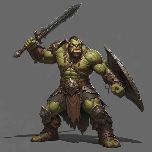 Mô hình chiến binh Ork dũng mãnh - Tỉ lệ 1:24 cho dân chơi 3D - Image 1