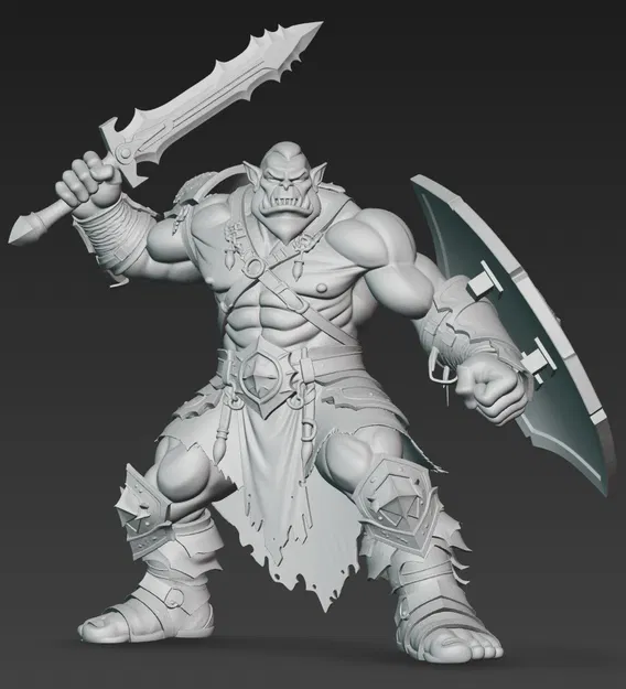 Mô hình chiến binh Ork dũng mãnh - Tỉ lệ 1:24 cho dân chơi 3D - Image 2