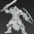 Mô hình chiến binh Ork dũng mãnh - Tỉ lệ 1:24 cho dân chơi 3D - Thumbnail 2