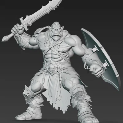 Mô hình chiến binh Ork dũng mãnh - Tỉ lệ 1:24 cho dân chơi 3D