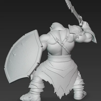 Mô hình chiến binh Ork dũng mãnh - Tỉ lệ 1:24 cho dân chơi 3D