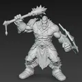 Mô hình Chiến binh Ork dũng mãnh (Ork Warrior 2) cho in 3D - Thumbnail 2