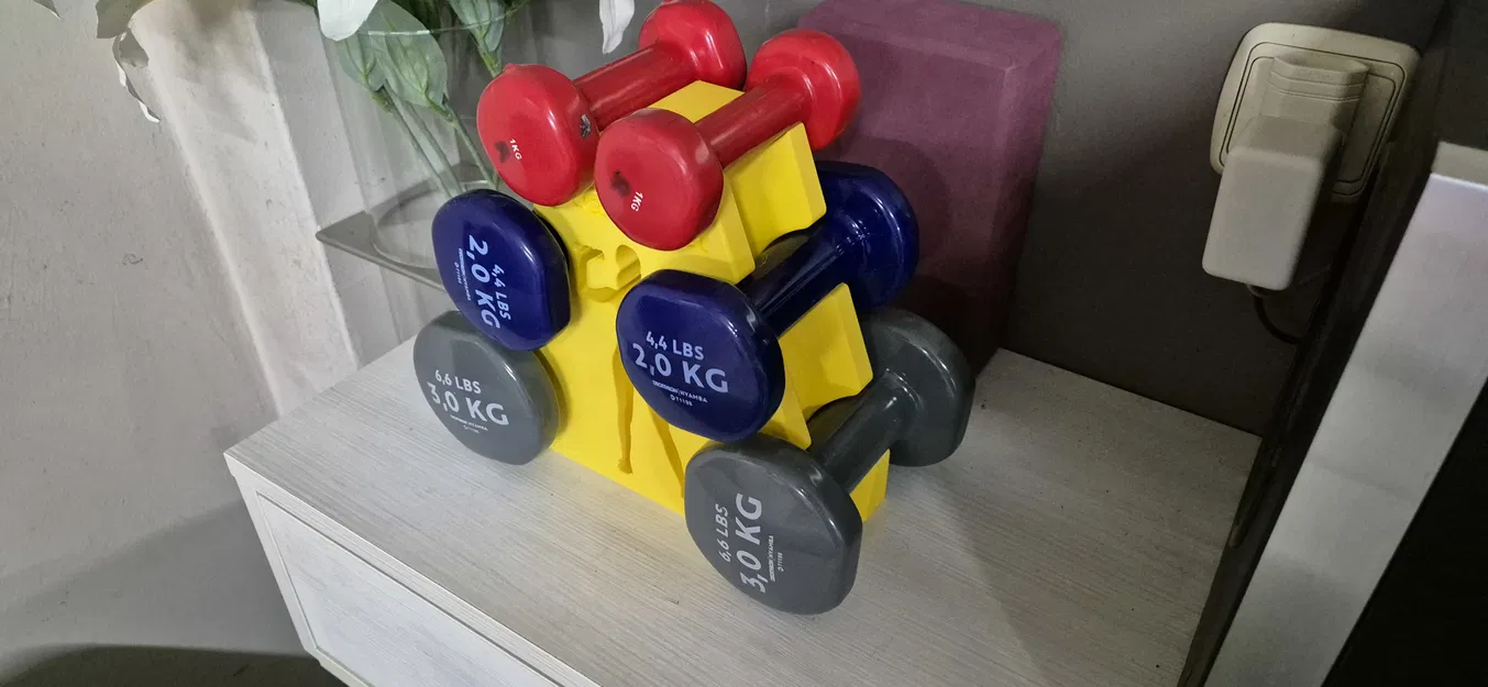 Giá đỡ tạ tay Decathlon nhỏ gọn - Image 1