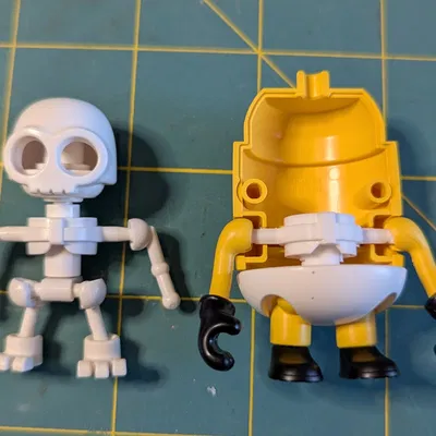 Bộ linh kiện thay thế khung xương mô hình Blokees Minions Mokoo