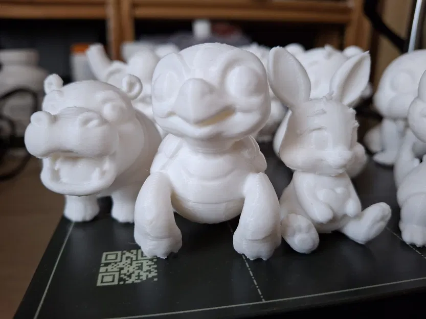 Bộ sưu tập mô hình thú nhỏ 3D dễ thương - Image 5