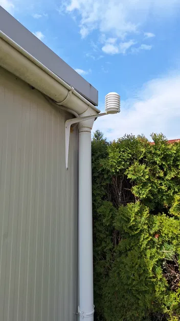 Bộ giá đỡ và tấm chắn bức xạ cho cảm biến nhiệt độ Tuya Zigbee - Image 1