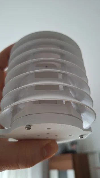 Bộ giá đỡ và tấm chắn bức xạ cho cảm biến nhiệt độ Tuya Zigbee - Image 3