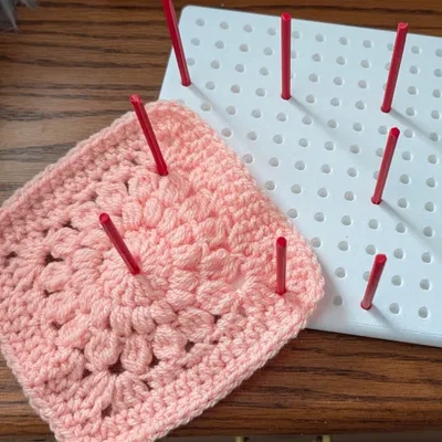 Bộ bảng chặn sản phẩm đan móc (Crochet Blocking Board) đa kích thước