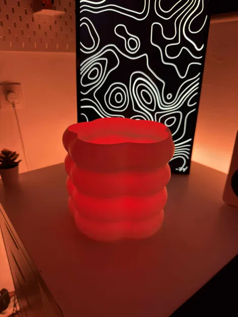 Đèn trang trí Wobble 3D - Thiết kế uốn lượn hiện đại cho góc làm việc - Image 4