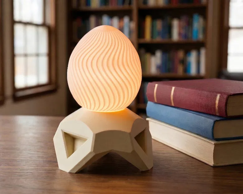 Đèn Ngủ Hình Quả Trứng Xoắn Ốc (Twisty Egg Lamp) - Image 3