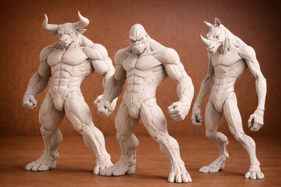 MONOFORM LEGION: MINOTAUR, RHINOR, GORILLA PRIME - Image 1